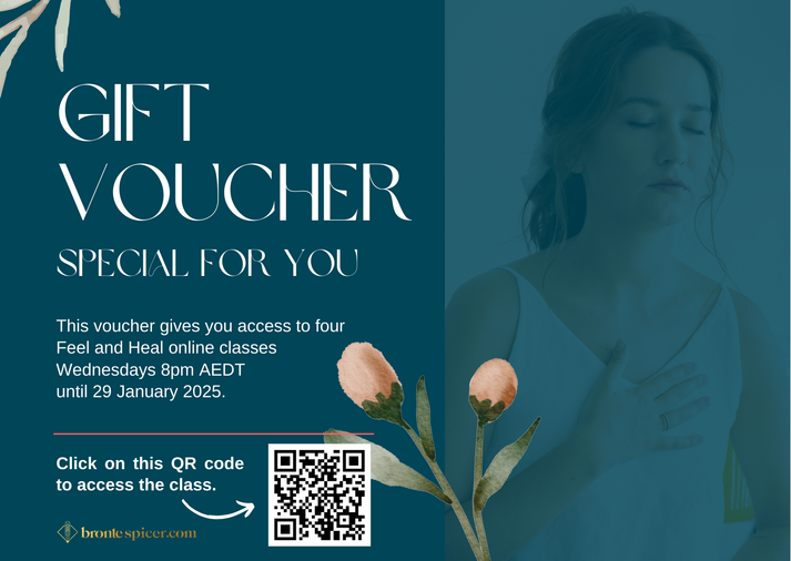 Gift Voucher January 2025 Feel and Heal Membership Bronte Spicer